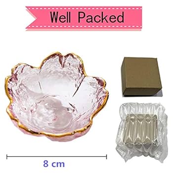 Amazon.com | MINGBWUTANG Small Glass Dish Nordic Style Gold